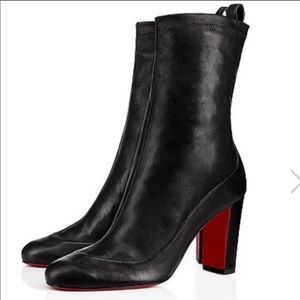 Christian louboutin Gina leather stretch booties
